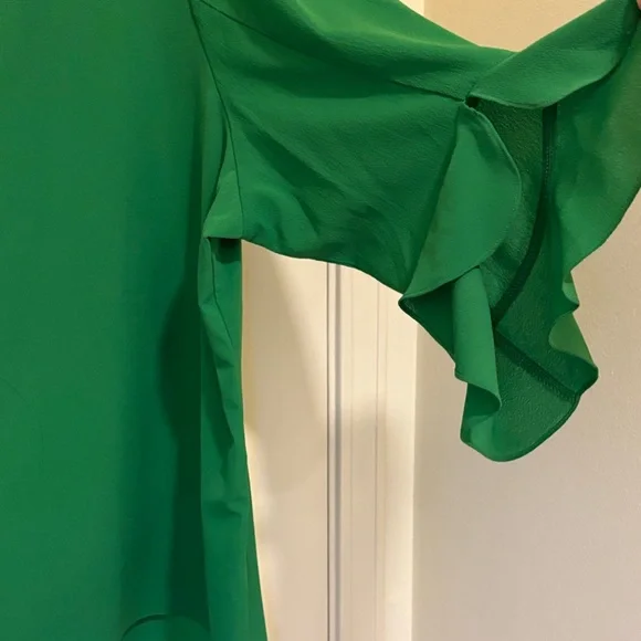 Calessa Vibrant Green Blouse - Picture 3 of 5